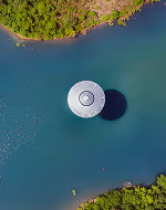Thumbnail for Lake Cote UFO Photograph: Costa Rica's Official Disc in the Sky