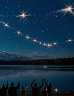 Oneida Lake Incident: Multiple UFOs seen & flimed Over New York in 1997