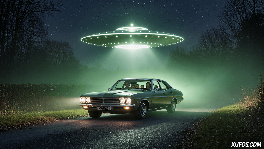Artistic reconstruction of the Aveley Abduction 1974