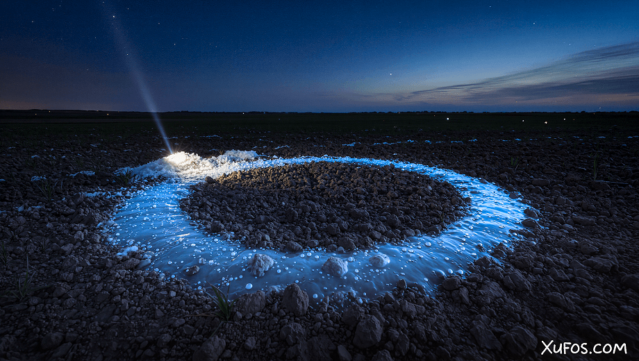 Artistic reconstruction of the Delphos UFO Sighting 1971