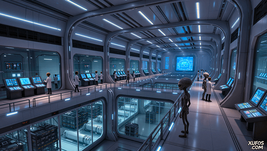 Artistic reconstruction of Dulce Base underground facility