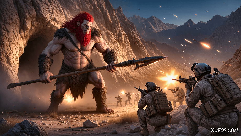 Artistic reconstruction of the Kandahar Giant