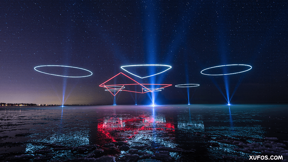 Artistic reconstruction of the 1994 Michigan UFO Sightings