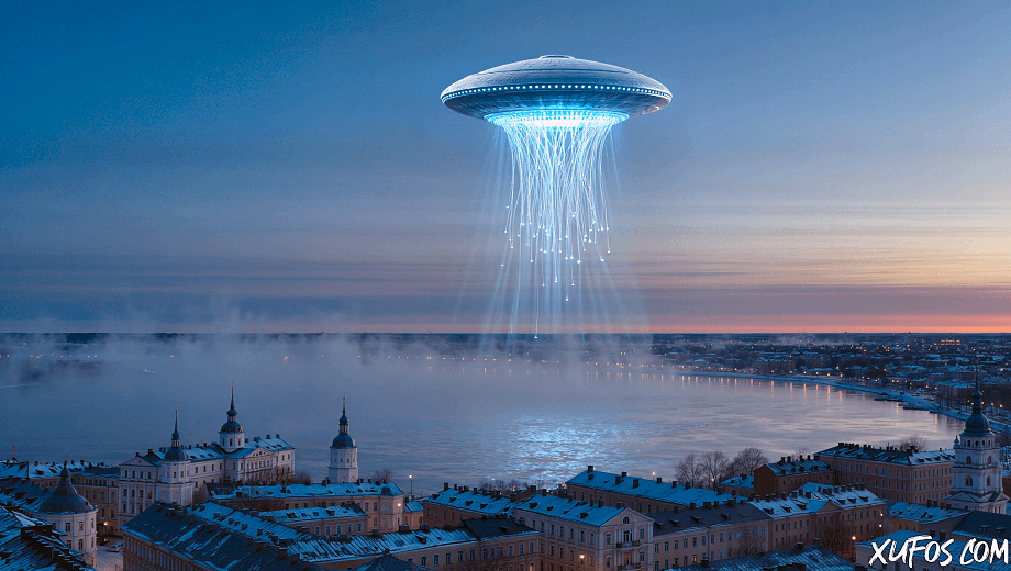 Artistic reconstruction of the Petrozavodsk Phenomenon 1977