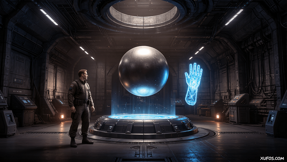 Artistic reconstruction of Randy Anderson’s claimed encounter with alien technology