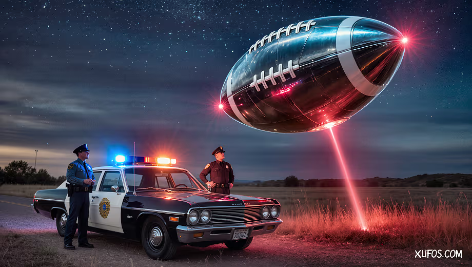 Red Bluff UFO Sightings: Patrol Officers’ have a Close Encounter