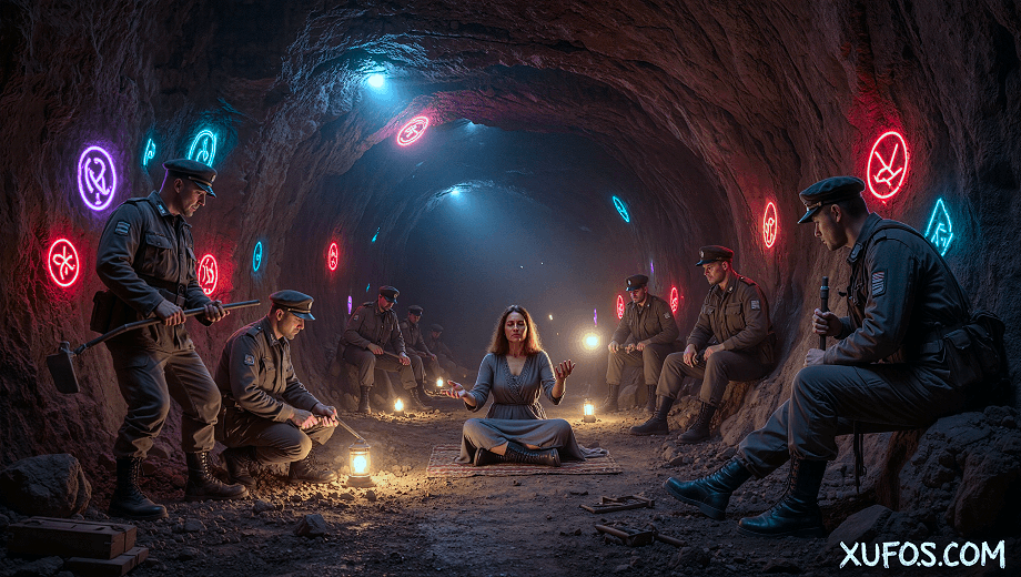 Artistic reconstruction of the Tsarichina underground dig