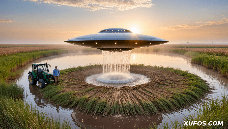 Artistic reconstruction of the Tully Flying Saucer Nest 1966